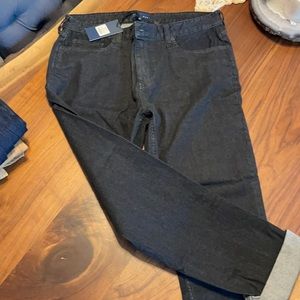 Black straight jeans XL